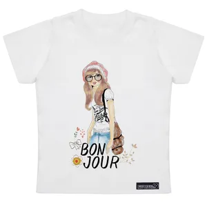 تی شرت آستین کوتاه پسرانه 27 مدل Bon Jour کد MH935