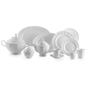 Zarin Iran Procelain Inds Neoclassical WT Dinnerware Set 103 Pcs High Grade