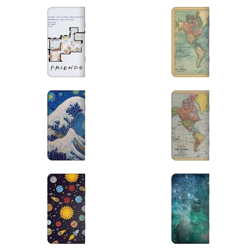  دفتر یادداشت طرح حیوانات مدل نقشه کد Pas-302514-004 مجموعه 6 عددی