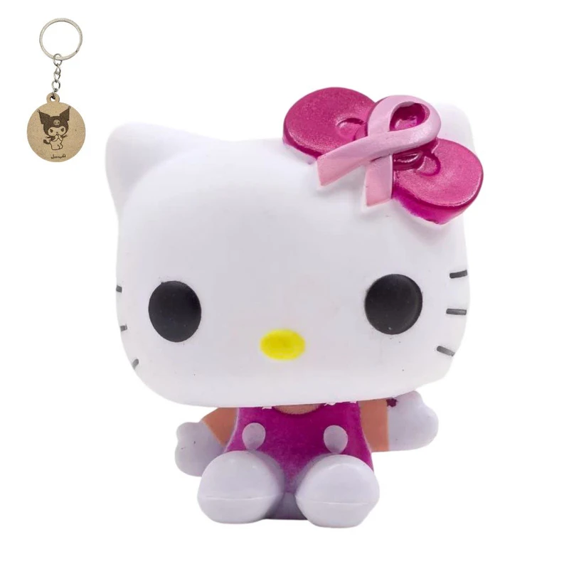 فیگور ناب سل مدل فانکو پاپ هلوکیتی کد Hello Kitty57 NAAB007 ارتفاع 7 سانتی متر به همراه جاسوییچی 