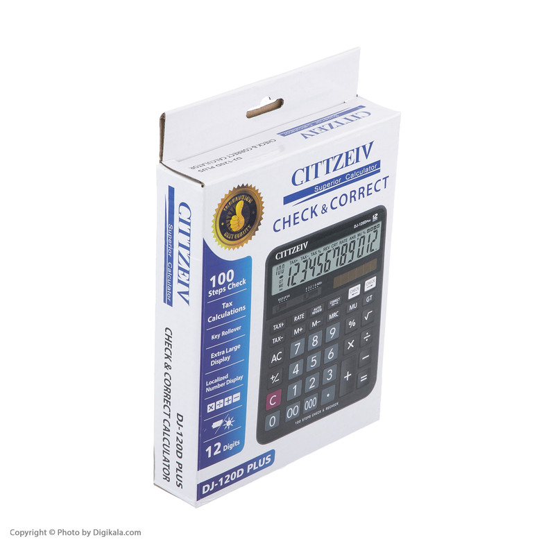 ماشین حساب سیتزیو مدل DJ-120D PlUS