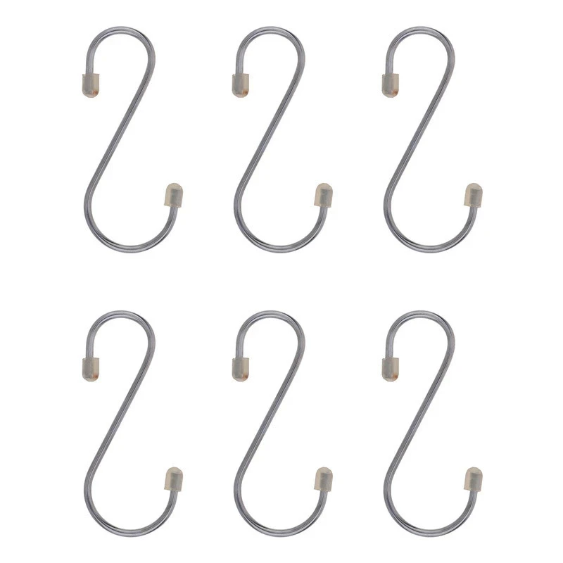 قلاب آویز لیوان مدل فلزی بسته شش عددی 