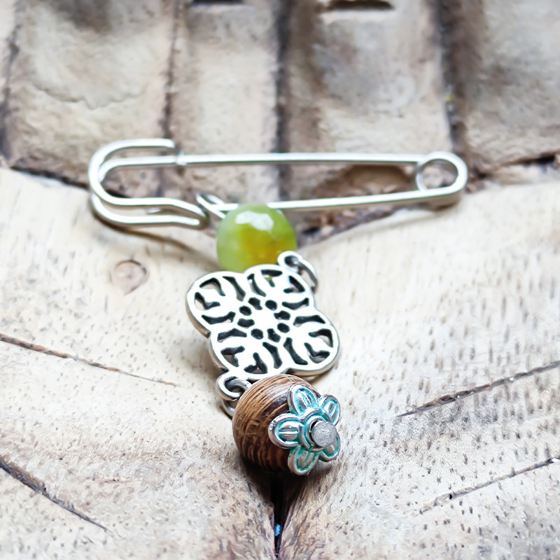 سنجاق سینه زنانه مدل جنگل