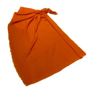 شال زنانه مدل پلیسه نخ کتان