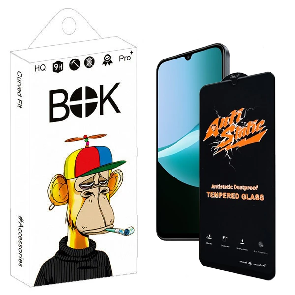 محافظ صفحه نمایش بوک مدل Antistatic Pro مناسب برای گوشی موبایل شیائومی Redmi 15C