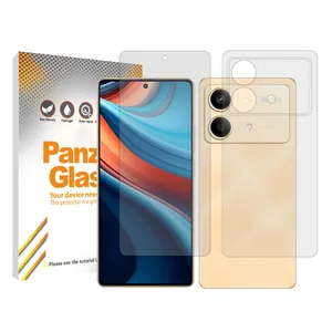 Panzer glass Resistant model Transparent screen protector suitable for Xiaomi Redmi Note 13R Pro mobile phone along with the back of the phone