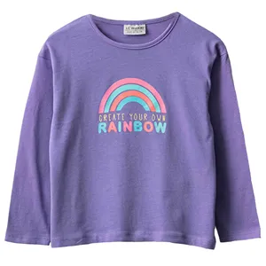 تی شرت دخترانه ال سی وایکیکی مدل W19008Z4-GPZ