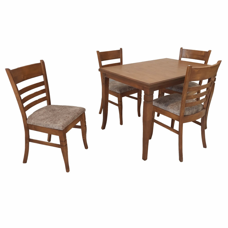 میز و صندلی ناهارخوری چهار نفره مدل 010