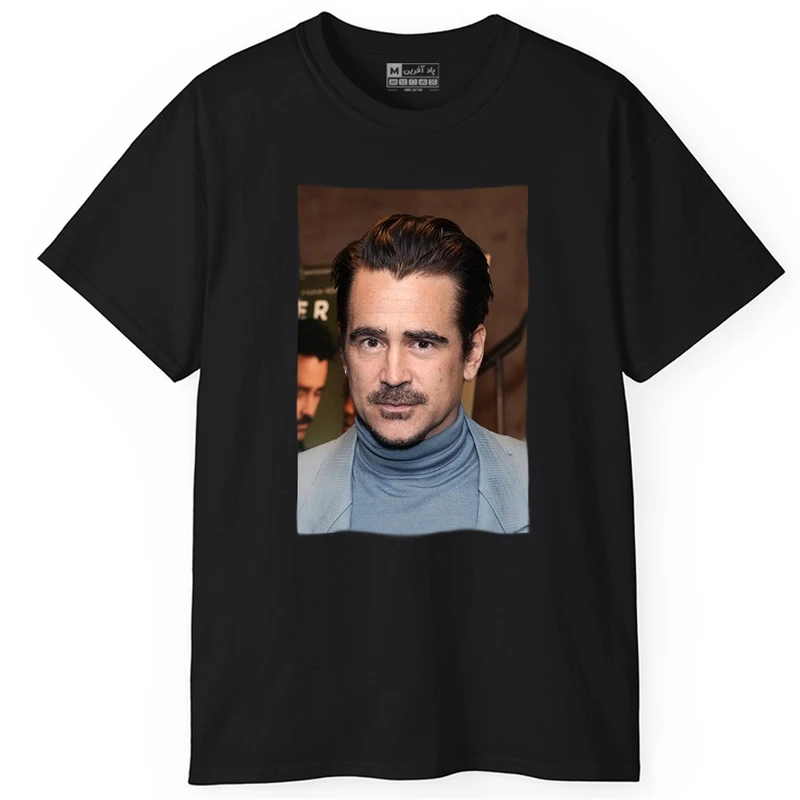 تی شرت آستین کوتاه مردانه پاد آفرین مدل کالین فارل کد PT196