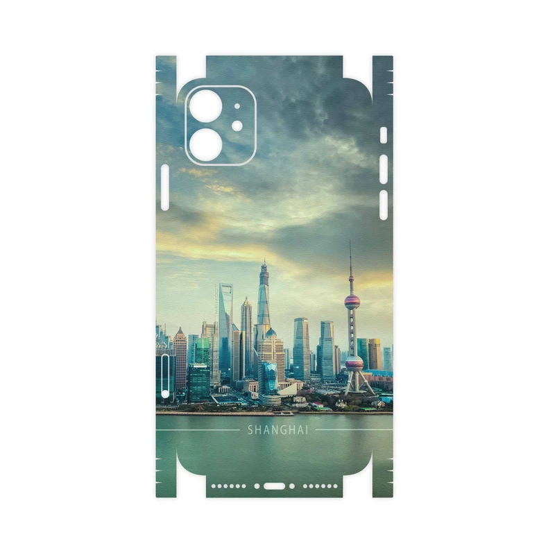 برچسب پوششی ماهوت مدل Shanghai City-FullSkin مناسب برای گوشی موبایل اپل iPhone 11