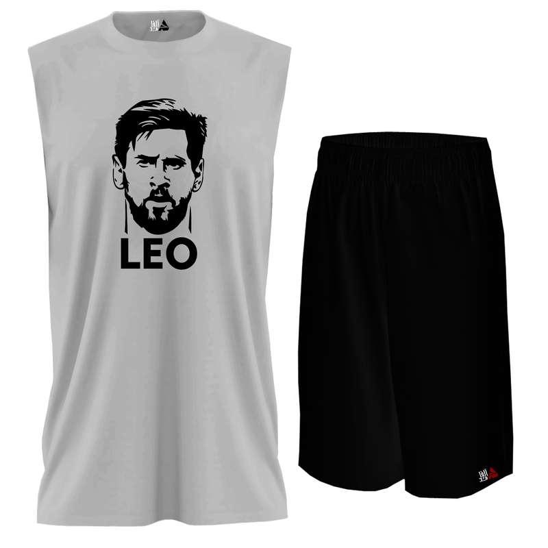 ست تاپ و شلوارک مردانه مدل Messi کد BTPS017