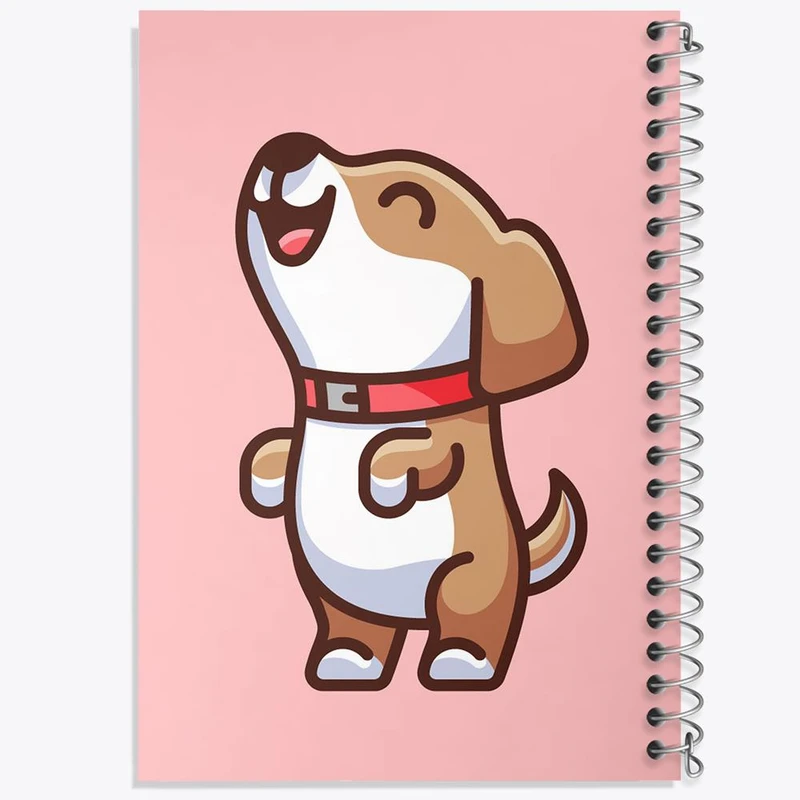 دفتر نقاشی 50 برگ خندالو مدل حیوانات بامزه سگ کد 28389