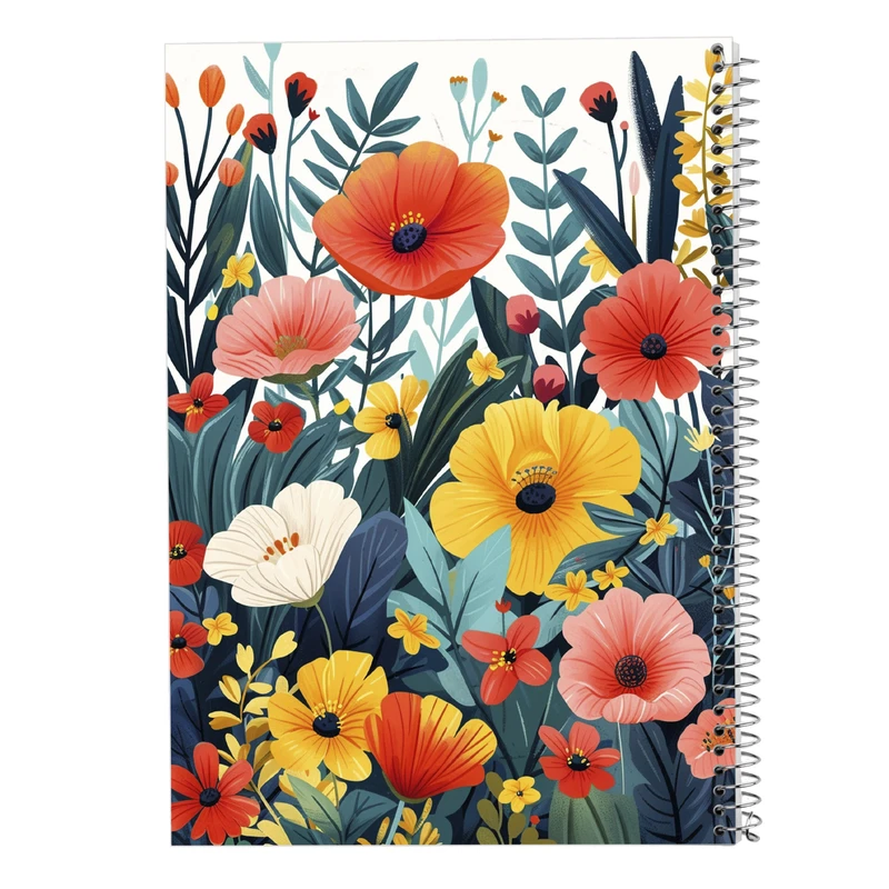 دفتر نت موسیقی 50 برگ مدوپد مدل گل کد DF13992