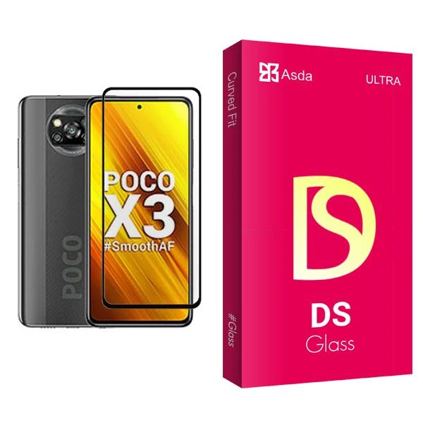 محافظ صفحه نمایش آسدا مدل DS Glass MIX001 مناسب برای گوشی موبایل شیائومی Poco X3