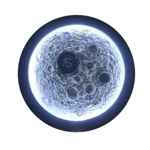 تابلو نوری مدل ماه فریم مشکی