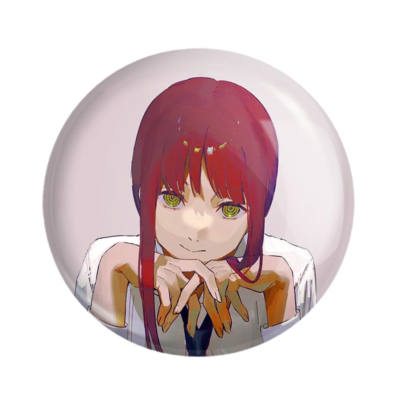 مگنت خندالو مدل ماکیما انیمه مرد اره ای Chainsaw Man  کد 22358