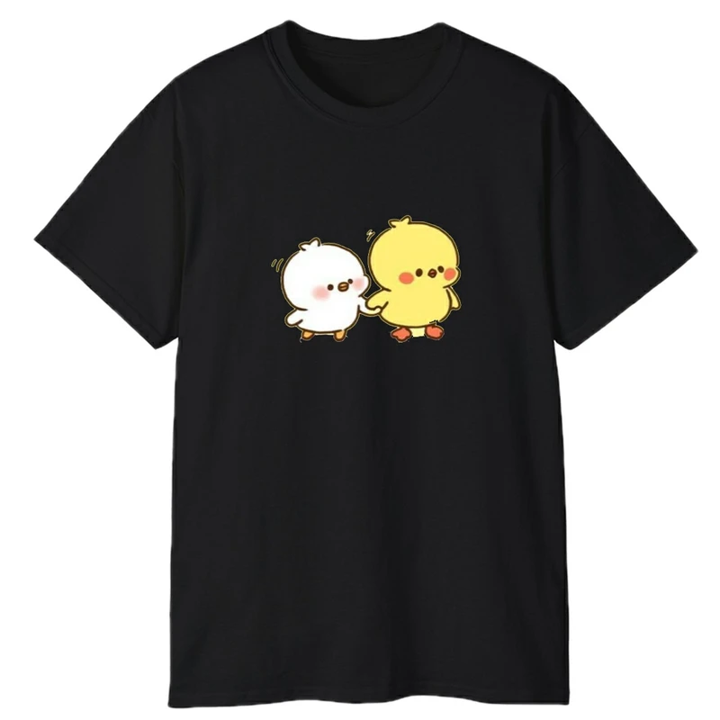 تی‌شرت آستین کوتاه مردانه پاد آفرین مدل جوجه دو قلوها