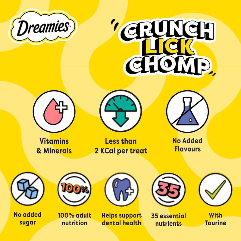 غذای تشویقی گربه دریمیز مدل اردک وزن 60 گرم