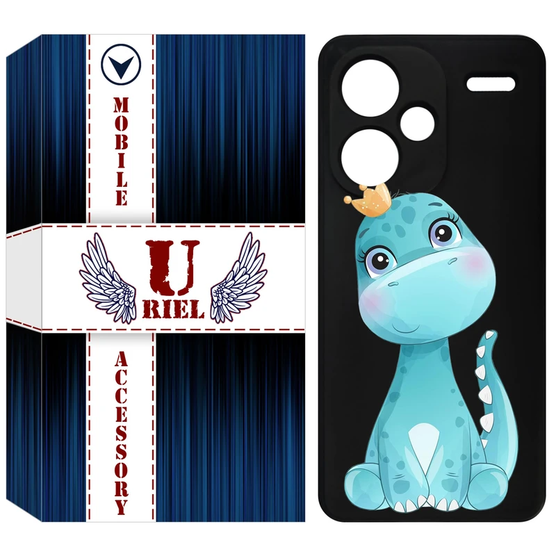 کاور یوریل مدل KSH کد 60 طرح دایناسور مناسب برای گوشی موبایل شیائومی Redmi Note 13 Pro Plus