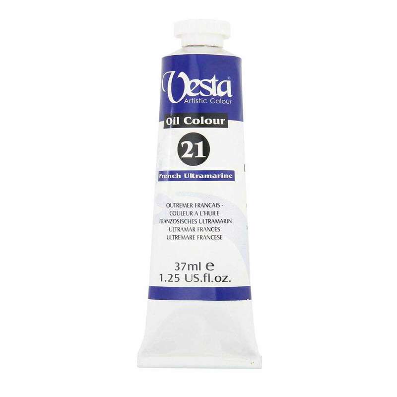رنگ روغن وستا مدل French Ultramarine 21 حجم 37 میلی لیتر رنگ روغن وستا مدل French Ultramarine 21 حجم 37 میلی لیتر