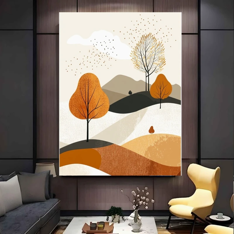 پوستر پارچه ای طرح مخمل  مدرن مدل چهره هندسی کد FP106918