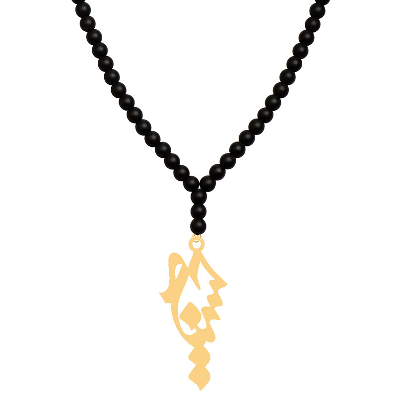 گردنبند طلا 18 عیار زنانه کرابو طرح حسنیه مدل Kr70940 گردنبند طلا 18 عیار زنانه کرابو طرح حسنیه مدل Kr70940