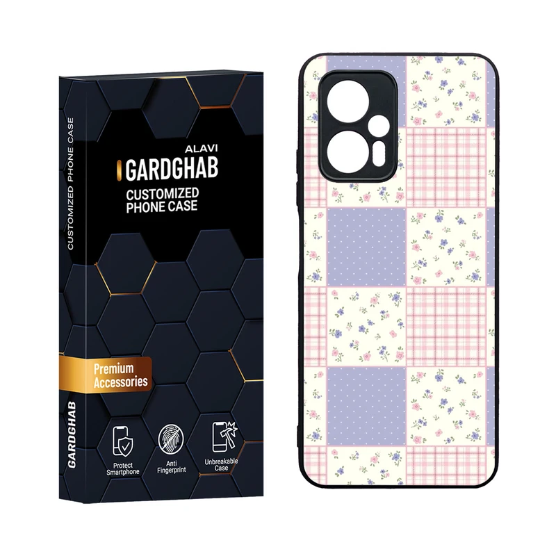 کاور گارد قاب مدل دورژله ای پشت گلس دخترانه مناسب برای گوشی موبایل شیائومی Poco X4 GT / Redmi Note 11t Pro 5G
