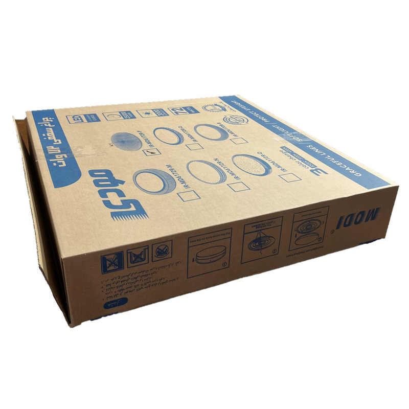 چراغ سقفی 72 وات مودی طرح آیینه و کریستال کد MD6172R-Q