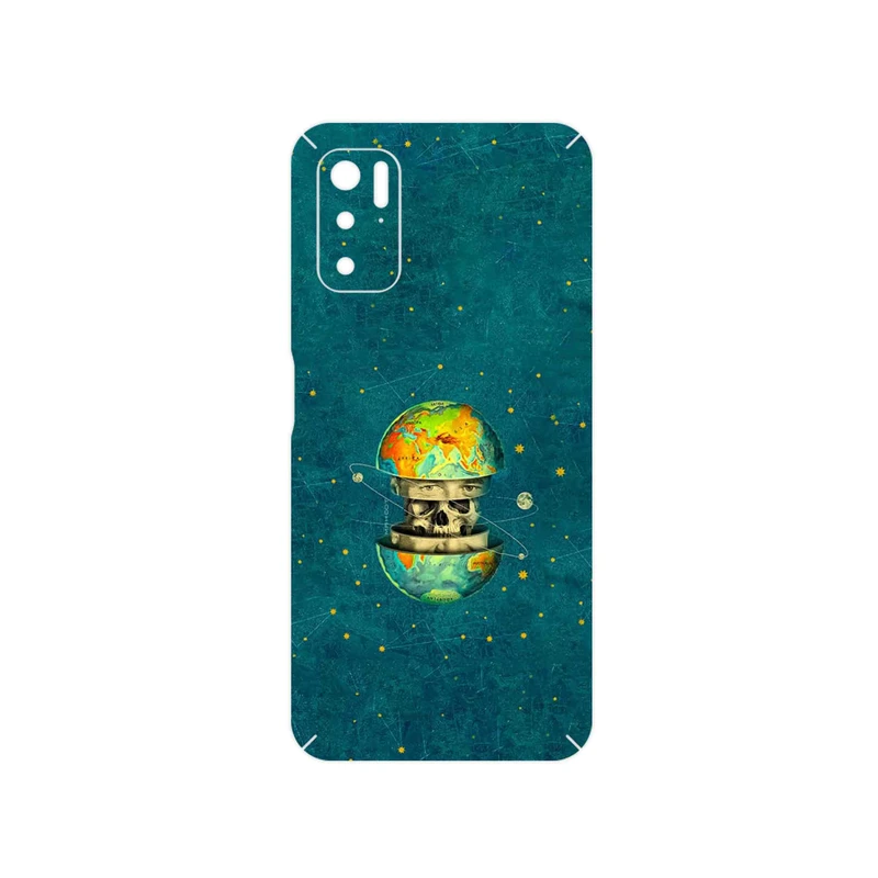 برچسب پوششی ماهوت مدل Collage of Earth Face مناسب برای گوشی موبایل شیائومی Poco M3 Pro 5G