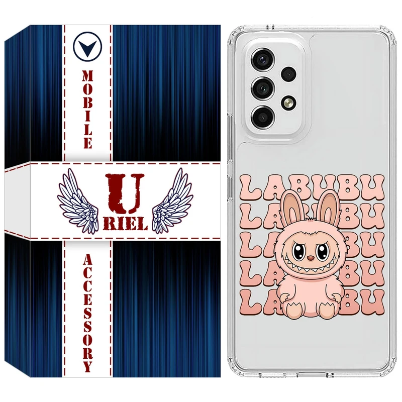 کاور یوریل مدل Clear کد 133 طرح لبوبو Labubu مناسب برای گوشی موبایل سامسونگ Galaxy A32 5G / M32 5G
