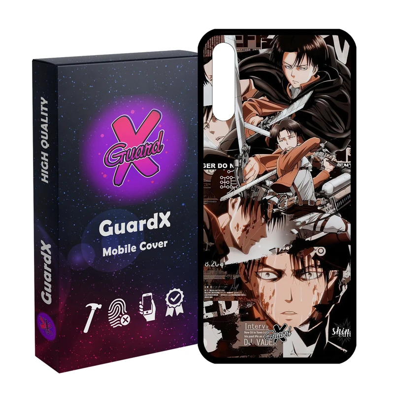 کاور گارد ایکس طرح لیوای انیمه مدل Glass10486 مناسب برای گوشی موبایل آنر 9X/9X Pro/Y9S/P SMART Pro 2019