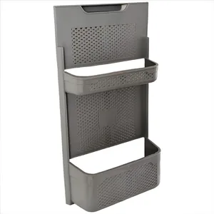 سطل زباله کابینتی مدل دو‌طبقه طرح بافت لید کد ۱۹۰۱