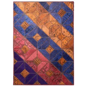 کلاژ فرش دستبافت دو متری مدل چهل تکه کد FT29