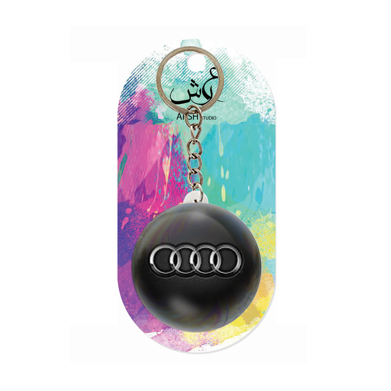 جاکلیدی عرش مدل لوگو ماشین آئودی Audi کد Asj3461