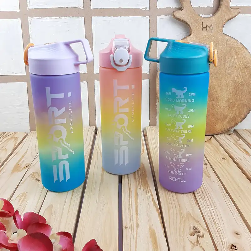 قمقمه دوچرخه رفیل مدل پاستیلی کد 02 گنجایش 1 لیتر