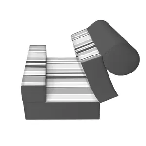 مبل تختخواب شو یک نفره نوپه هوم مدل راه راه P1084