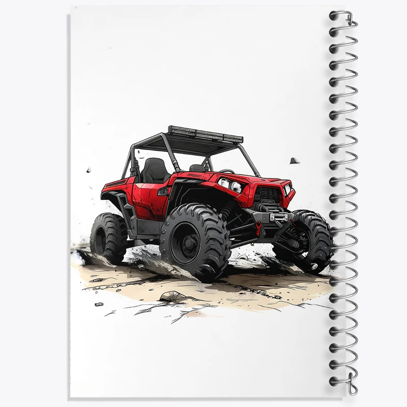 دفتر لیست خرید 50 برگ خندالو طرح موتور چهار چرخ کد 37088