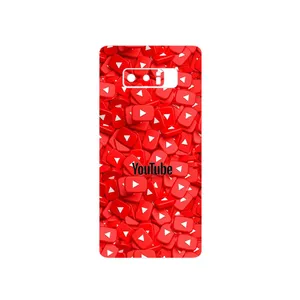 MAHOOT Youtube Cover Sticker for Samsung Galaxy Note 8