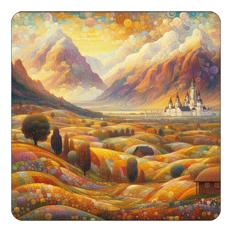 مگنت کاکتی طرح نقاشی رنگ روغن مدل mp70591