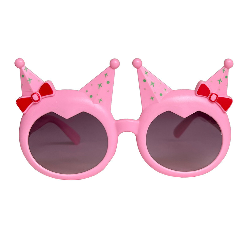 عینک آفتابی دخترانه مدل کرومی ستاره ای کد mat.sor