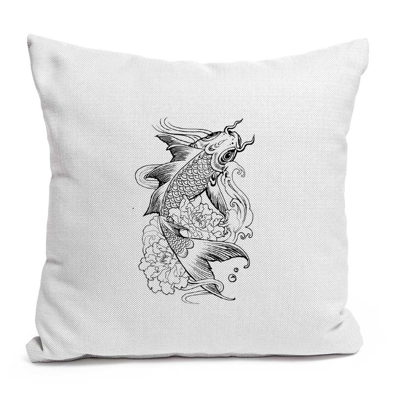 کاور کوسن کارنیلا طرح ماهی کد knc320