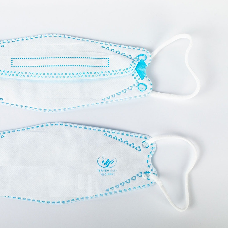 ماسک تنفسی مدل 3 بعدی 5 لایه بسته 5 عددی