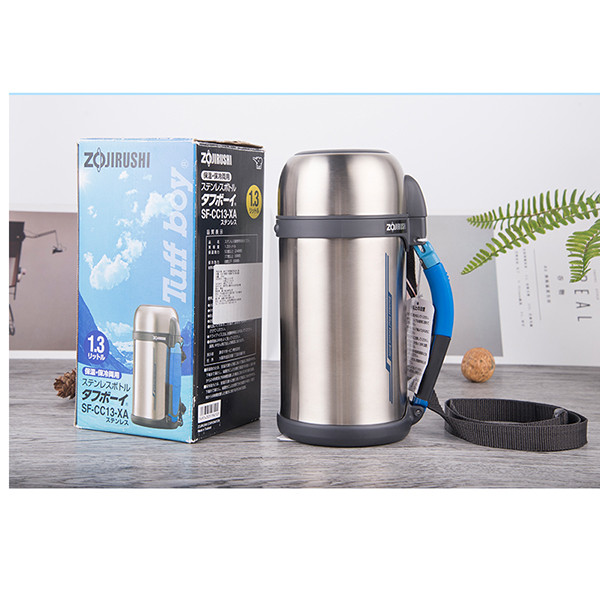 Zojirushi Tuff SF-CC13-XA 1.3L Stainless Thermos Bottle New