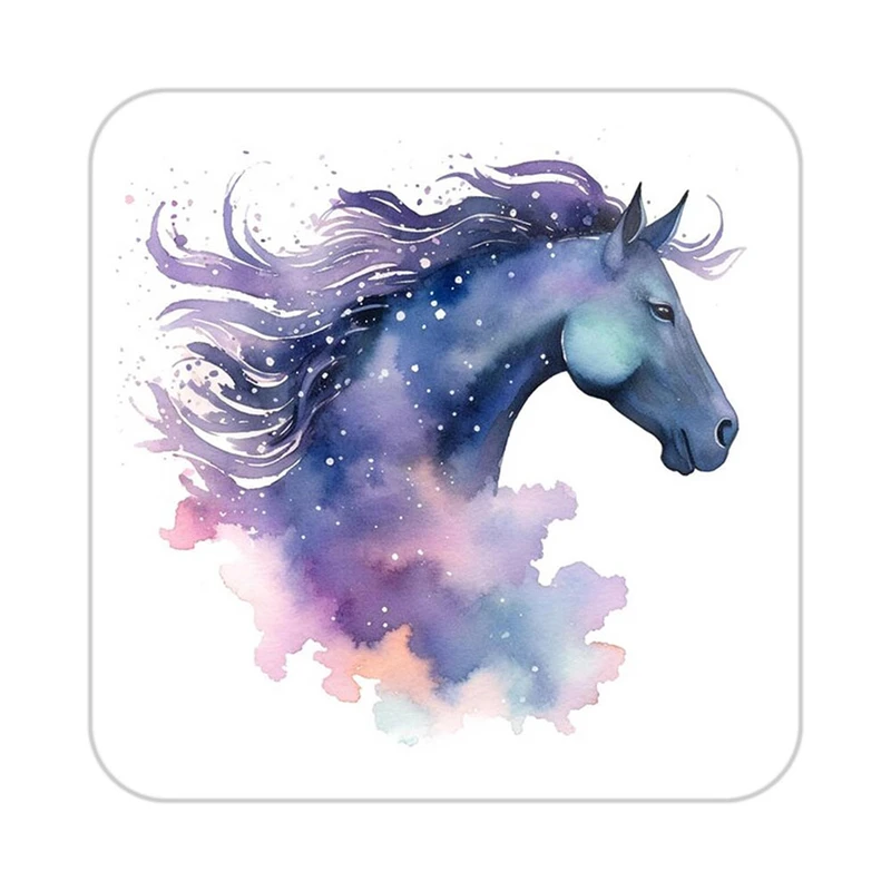 زیر لیوانی کاکتی طرح اسب تک شاخ و یونیکورن مدل mp31680