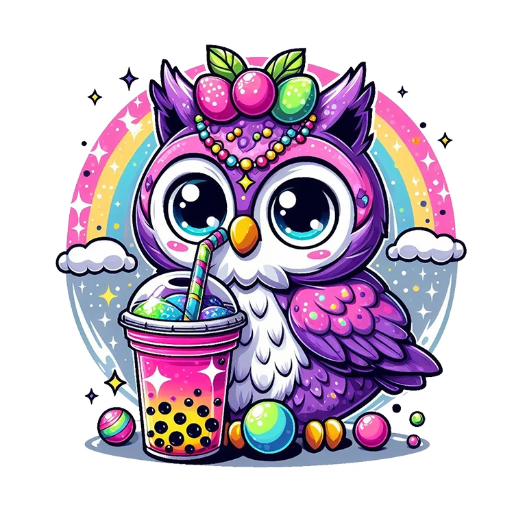 استیکر پارچه و لباس پاد آفرین مدل کارتونی کد S174