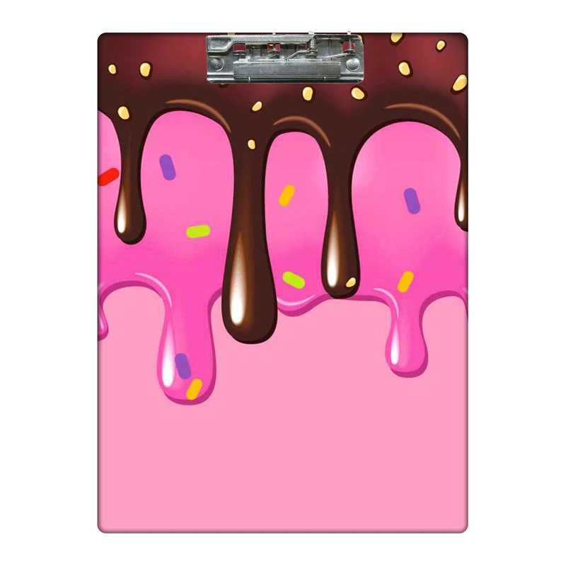 تخته شاسی طرح بستنی شکلاتی و  توت فرنگی کد  8424395 سایز A4