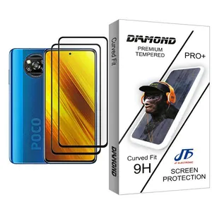 JF Diamond Glass MIX002 Screen Protector For Xiaomi Poco X3 NFC Pack Of 2