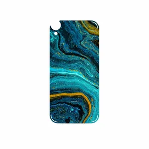 MAHOOT Turquoise marblewith golden streaks Cover Sticker for HTC Desire 820