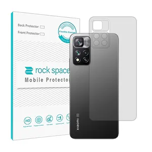 Transparent Rockspace HyGEL model phone back protector suitable for Xiaomi 11i mobile phone