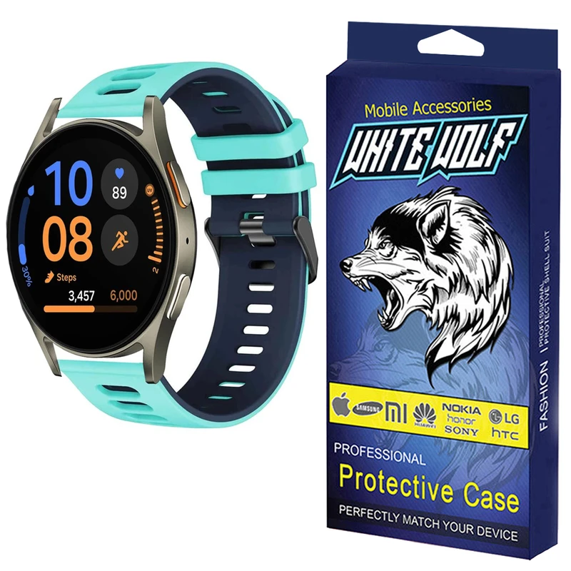 بند وایت ولف مدل WB-SIL 2C مناسب برای ساعت هوشمند سامسونگ Galaxy Watch FE